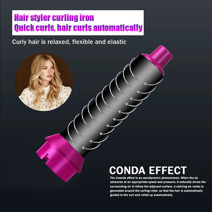 5 in 1 Hair Dryer Hot Comb Set Professional Curling
