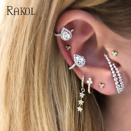 Zirconia Piercing Ear Jewelry