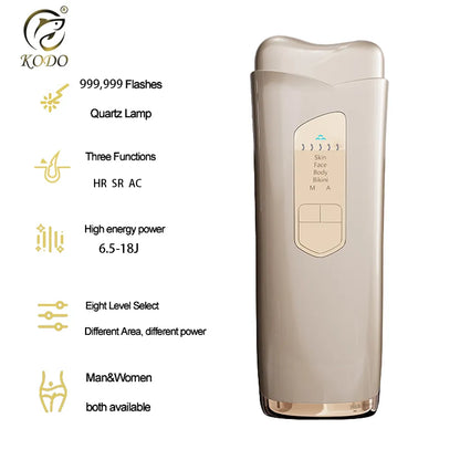 Laser Hair removal Epilator Permanent Flashes